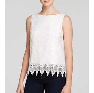 Alice + Olivia Anya Silk Lined Sleeveless Blouse